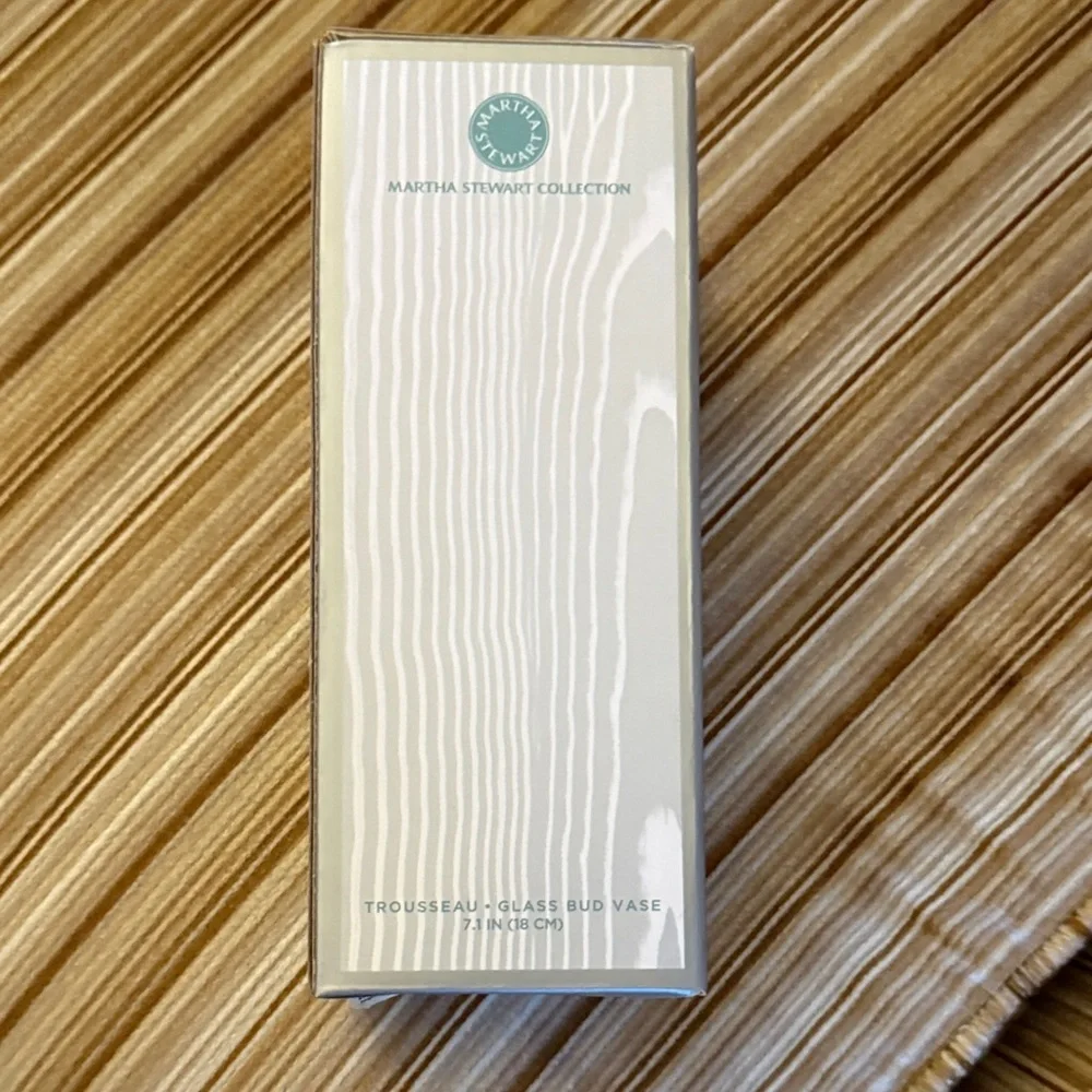 Martha Stewart Collection Glass Bud Vase